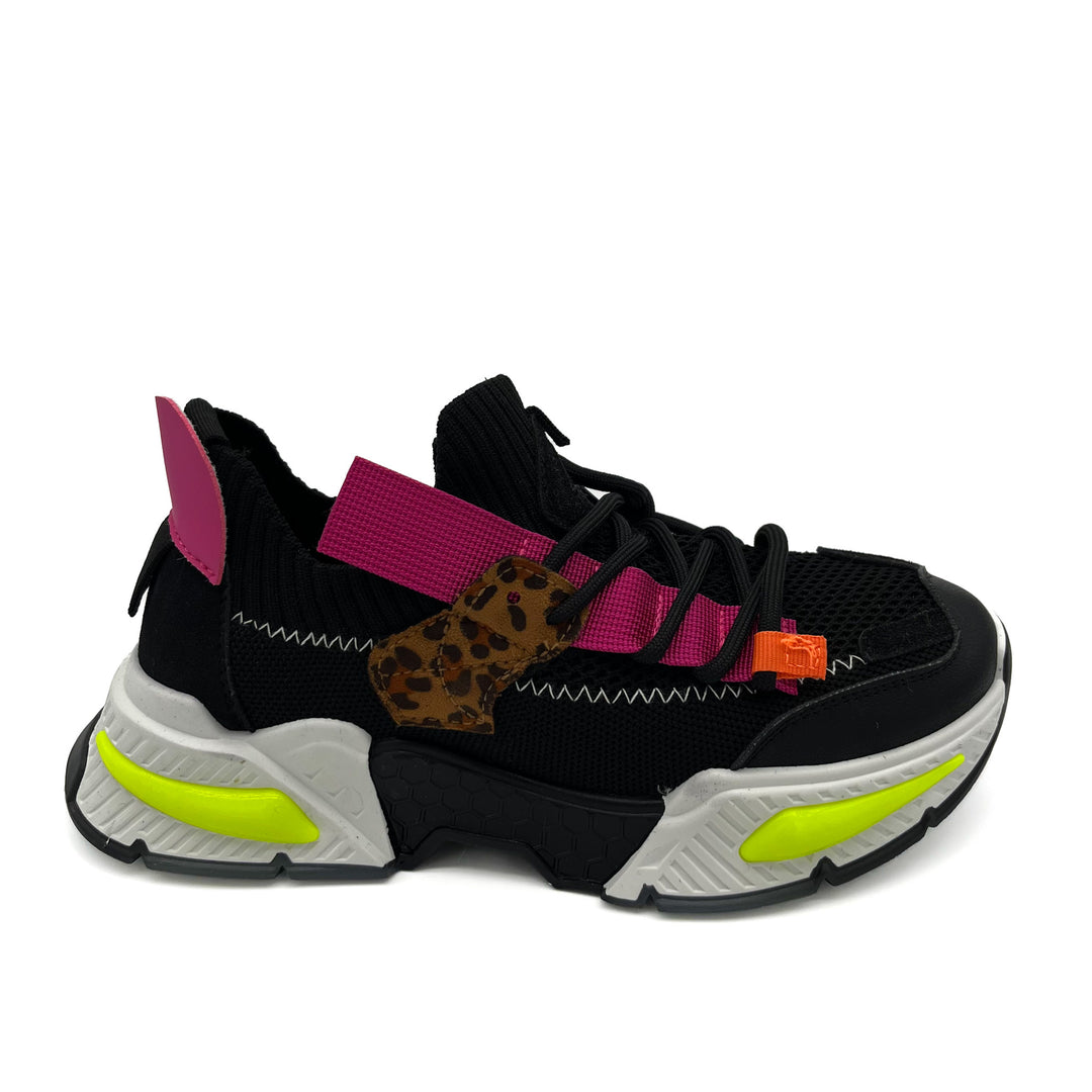 Smile Favorites Turnschuhe Schwarz Inspired Chunky