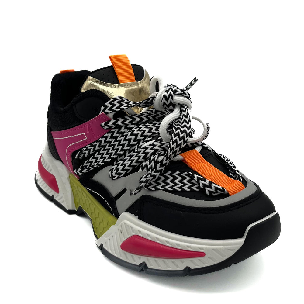 Smile Favorites Turnschuhe Schwarz Inspiriert Farbig
