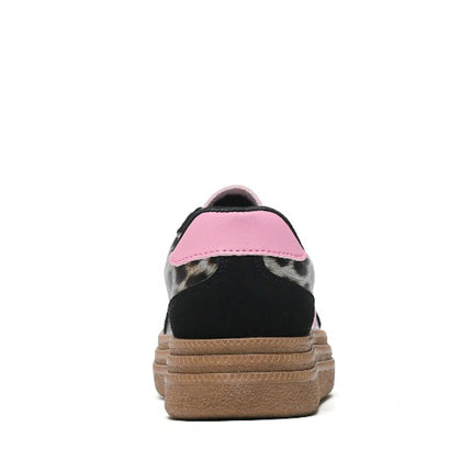 Smile Favorites Turnschuhe Schwarz Samba Leopard