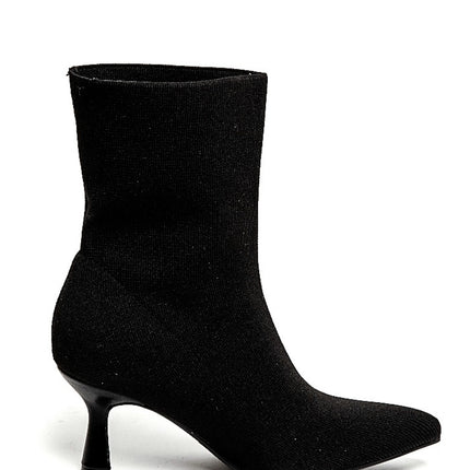Smile Favorites Socke Heels Schwarz Kitten Heel