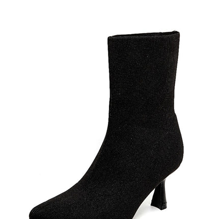 Smile Favorites Socke Heels Schwarz Kitten Heel