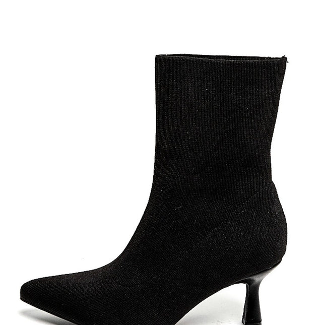 Smile Favorites Socke Heels Schwarz Kitten Heel