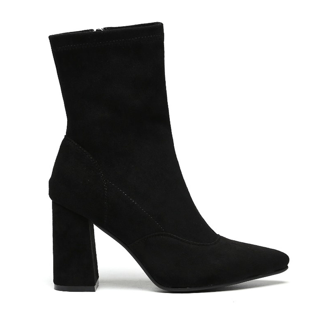 Smile Favorites Heels aus schwarzem Wildleder