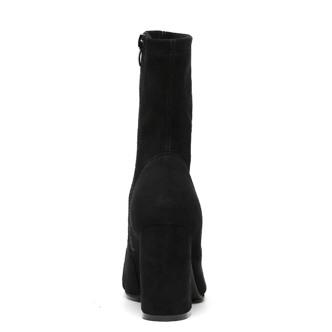 Smile Favorites Heels aus schwarzem Wildleder