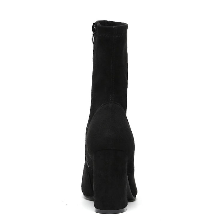 Smile Favorites Heels aus schwarzem Wildleder