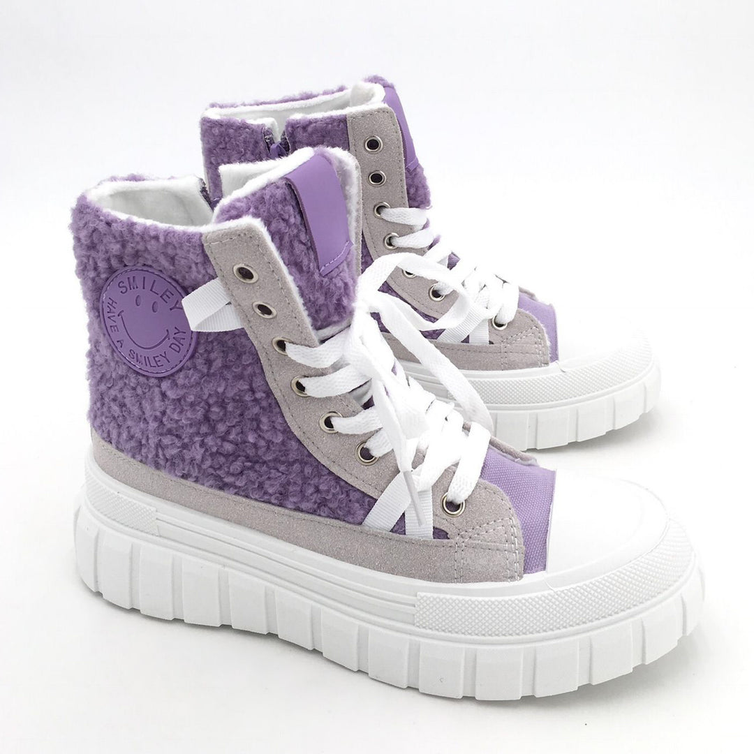 Smile Favorites Teddy Sneakers Lilac Smile