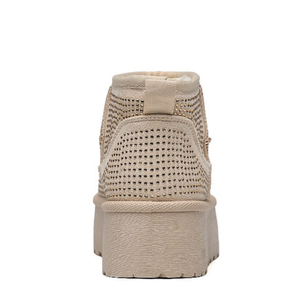 Smile Favorites Ugie Stiefel Beige Glitter