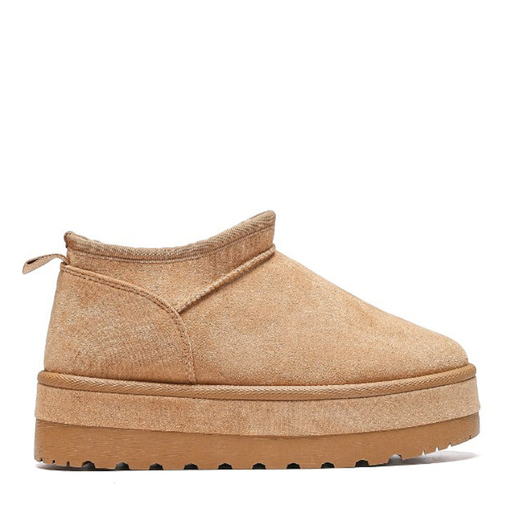 Smile Favorites Stiefel Camel Plateau
