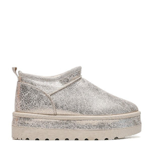 Smile Favorites Ugie Stiefel Gold Plateau