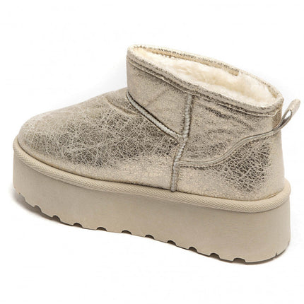 Smile Favorites Ugie Stiefel Gold