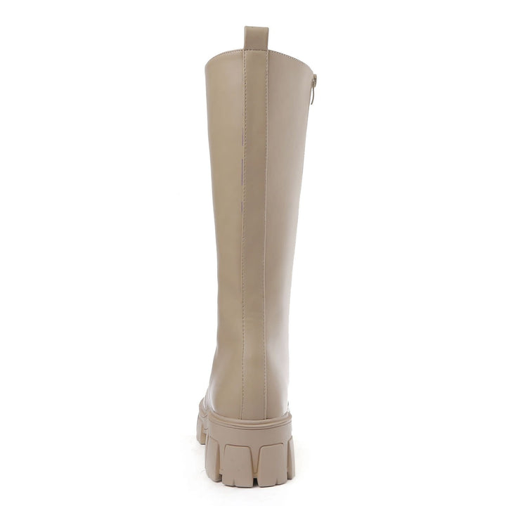 Smile Favorites Veteranenstiefel Beige Hoch