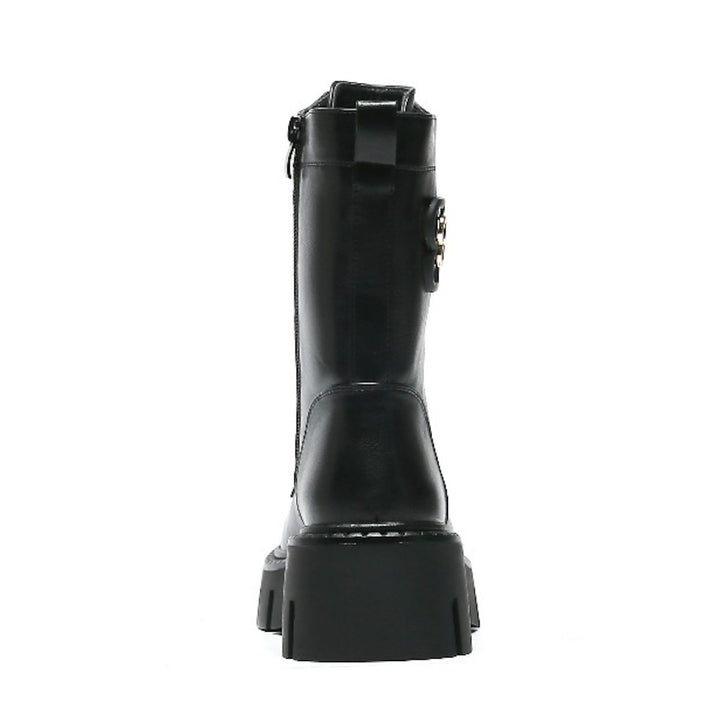 Smile Favorites Veteranenstiefel Schwarz BB Schnalle