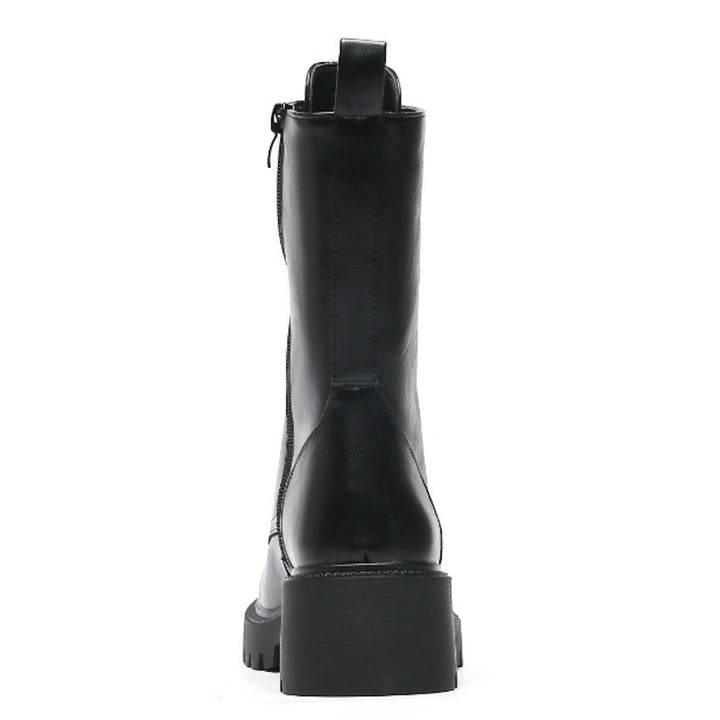 Smile Favorites Veteranenstiefel Schwarze Brosche