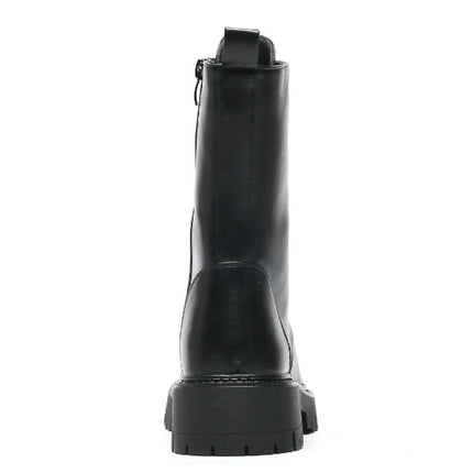 Smile Favorites Veteranenstiefel Schwarze Broschen