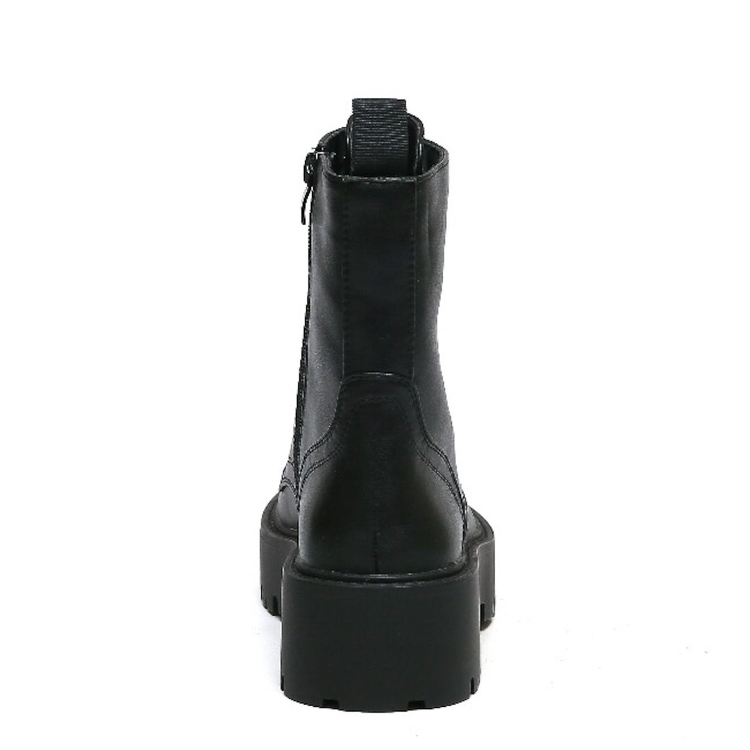 Smile Favorites Veteranenstiefel Schwarzes Plateau