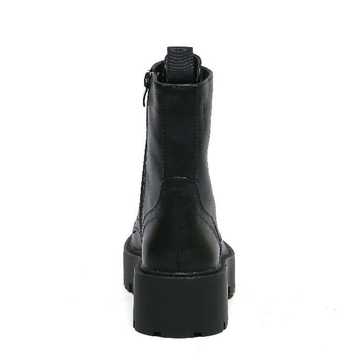 Smile Favorites Veteranenstiefel Schwarzes Plateau