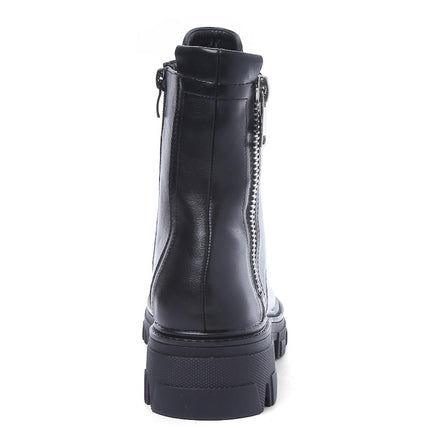 Smile Favorites Veteranenstiefel Black Zip