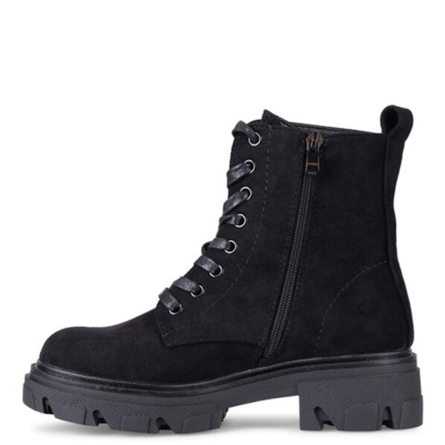 Smile Favorites Veteranenstiefel Schwarzes Wildleder