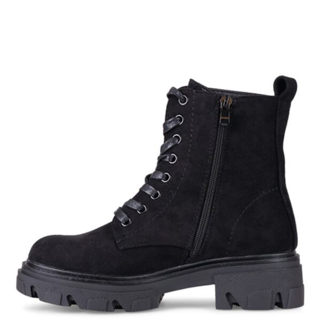 Smile Favorites Veteranenstiefel Schwarzes Wildleder