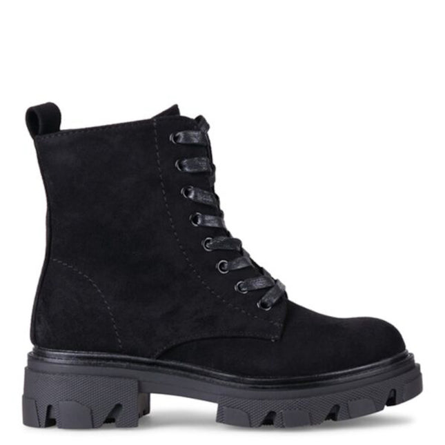 Smile Favorites Veteranenstiefel Schwarzes Wildleder