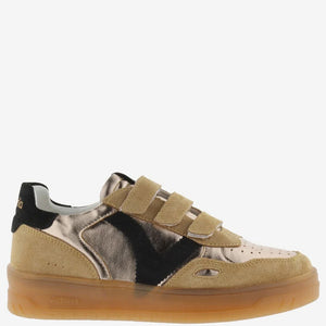 VICTORIA Sneakers Bronze Metallic Spaltleder