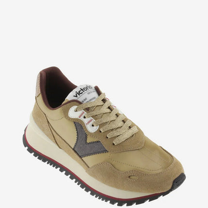 VICTORIA Sneakers Braun Viento Spaltleder