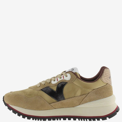 VICTORIA Sneakers Braun Viento Spaltleder