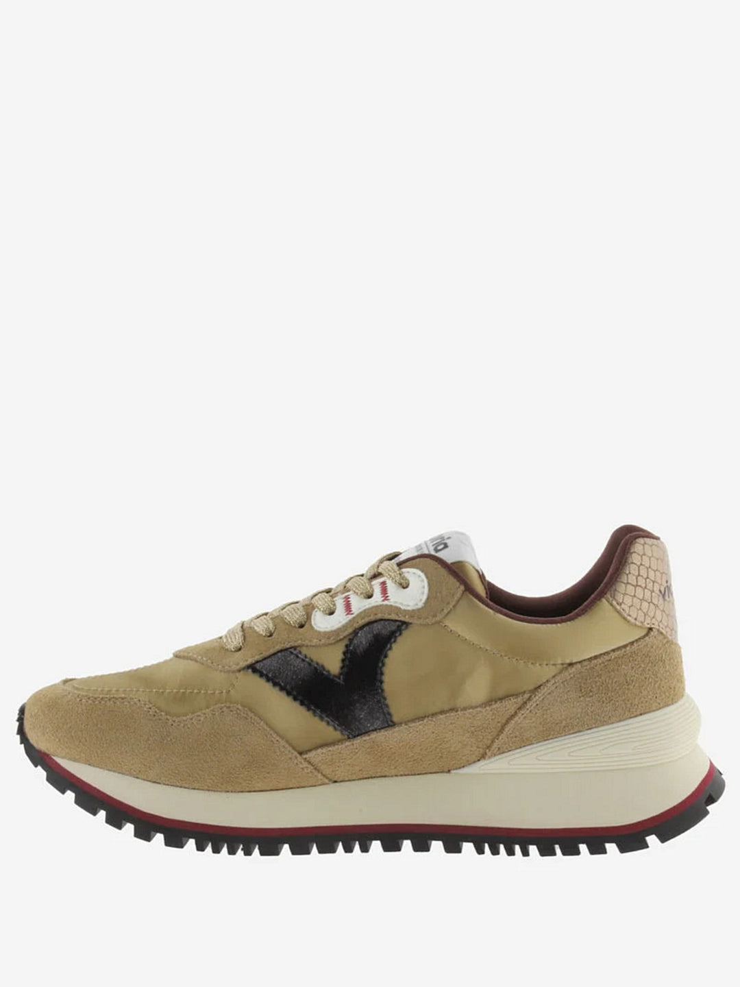 VICTORIA Sneakers Braun Viento Spaltleder