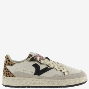 VICTORIA Sneakers Creme Smash Animal Print