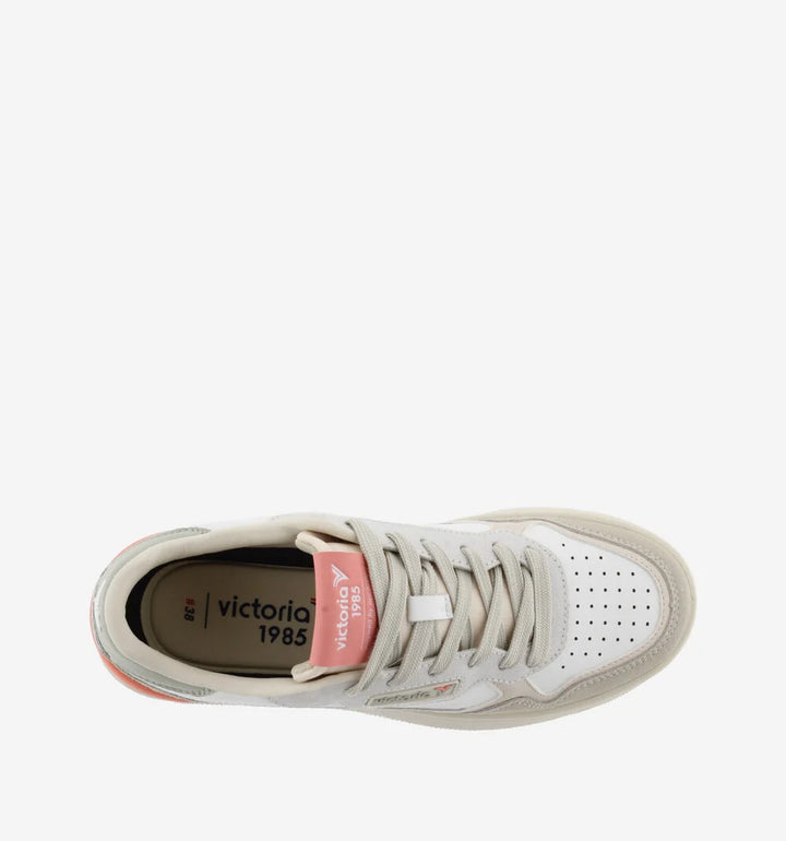 VICTORIA Turnschuhe Weiß Casual Patch C80 Beige