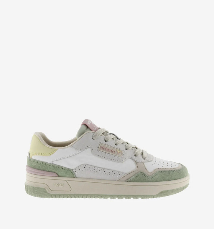 VICTORIA Turnschuhe Weiß Casual Patch C80 Farben