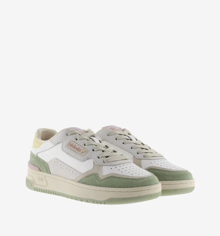 VICTORIA Turnschuhe Weiß Casual Patch C80 Farben