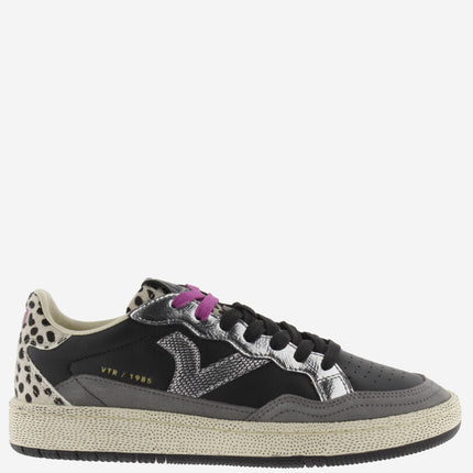 VICTORIA Sneakers Schwarz Smash Animal Print