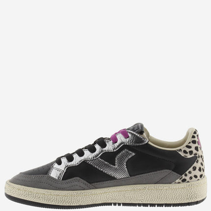 VICTORIA Sneakers Schwarz Smash Animal Print
