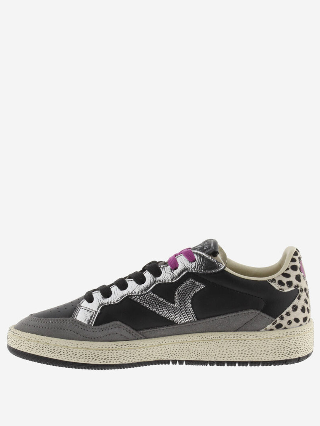 VICTORIA Sneakers Schwarz Smash Animal Print