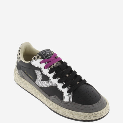 VICTORIA Sneakers Schwarz Smash Animal Print
